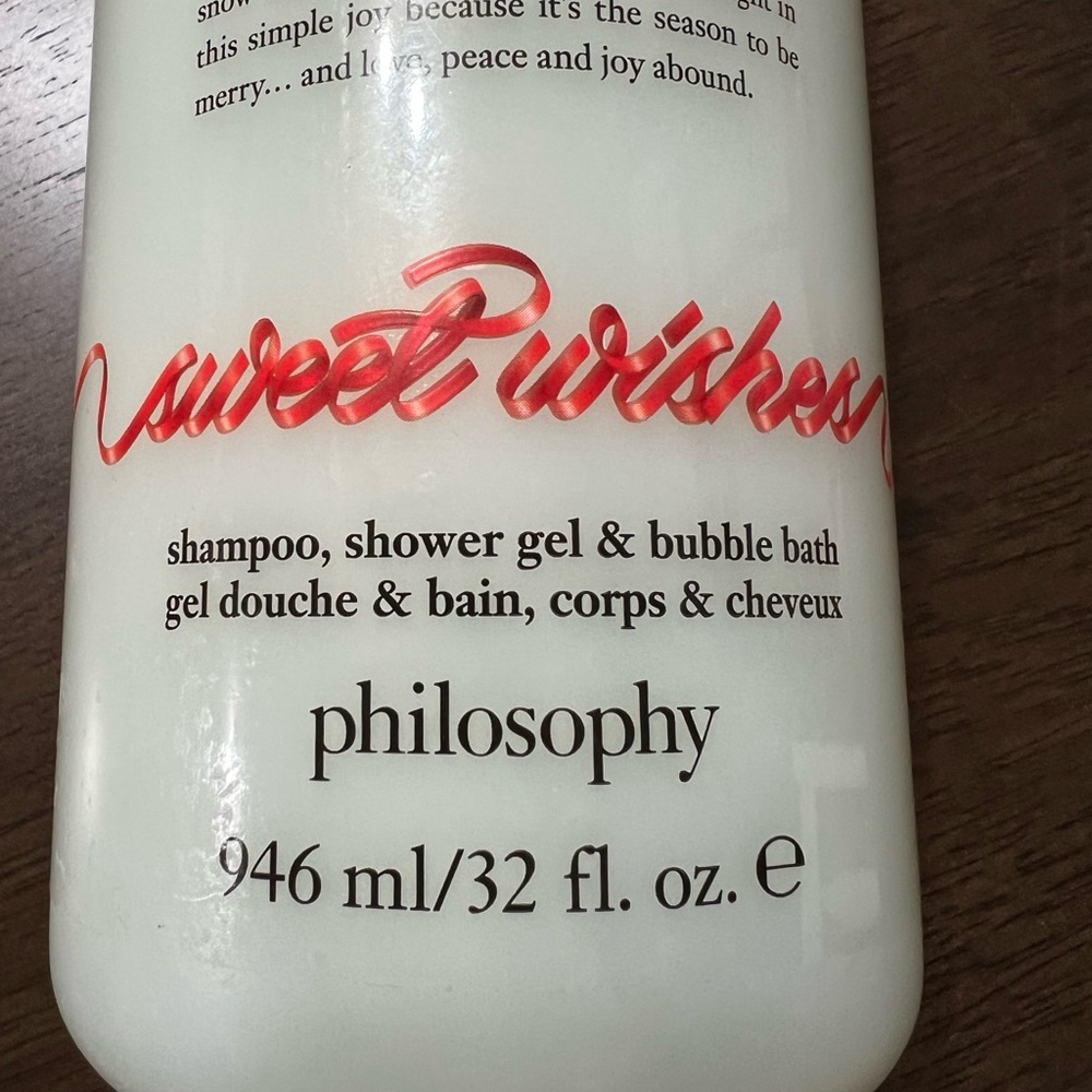 Philosophy Snow Globe Shampoo Shower Gel & Bubble Bath 32 oz - Picture 4 of 5